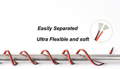 18 Awg Silicone Electrical Wire 2 Conductor Parallel Wire Line 60Ft
