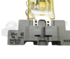 LOT OF 3 IDEC RH2B-UL RELAY 120VAC W/ SH2B-05 RELAY SOCKET 10A 300V