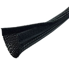 1.25″ Side Entry Cable Wrap Braided Sleeving – 10 Feet – Electriduct