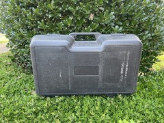 Platt Luggage 903 Blow Molded Hard Case with Foam Lining – Black 27x16x10 In.