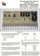 New Gemini Reflex 12M03-00105-02 Model 207 Multiple Operational Amp Module Card