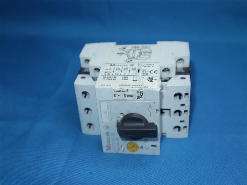 Moeller PKZM0-10 PKZM010 Motor Starter w/ NHI11-PKZ0 Breakage 30 Days Warranty
