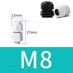 IP68 WATERPROOF BLACK CABLE GLAND COMPRESSION JUNCTION M8/10/12/14/16/18/20-114