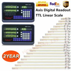 2Axis/3Axis Digital Readout DRO Display Linear Scale Encoder for Mill Lathe CNC