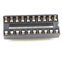 100PCS 20-Pin 20pin DIL DIP IC Socket PCB Mount Connector NEW