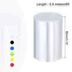 Battery Wrap Heat Shrink Tubing 51mm Dia 80mm Flat 8 Feet Clear