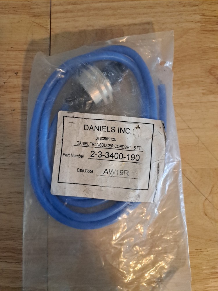 Transducer Cordset 2-3-3400-190 5’ft Daniels Inc