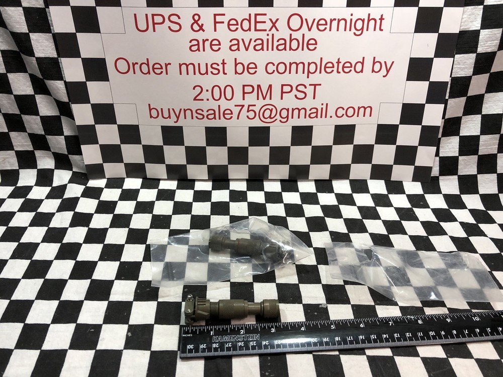 LOT OF 2 GLENAIR BACKSHELL 06324-390AS005NF0803A3, SHIPSAMEDAY #1557F