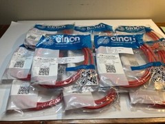 AIM-CAMBRIDGE CINCH 73-8894-7 CAT6 ETHERNET PATCHCORD 7′ LOT OF 11 NEW