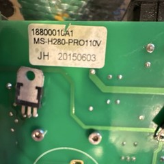 BingZi MS-H280-PRO110V Circuit Board PCB Assembly, MPN 1880001CA1