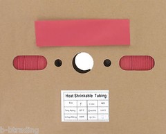 100 Ft 1″ ID (25.4mm) Red Polyolefin 2:1 Heat Shrink Halogen-Free RoHS cULus