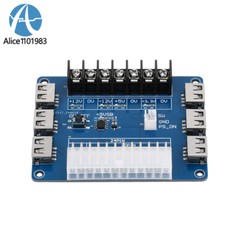ATX Power Supply Breakout Board USB Charging Desktop Chassis Power Adapter Board