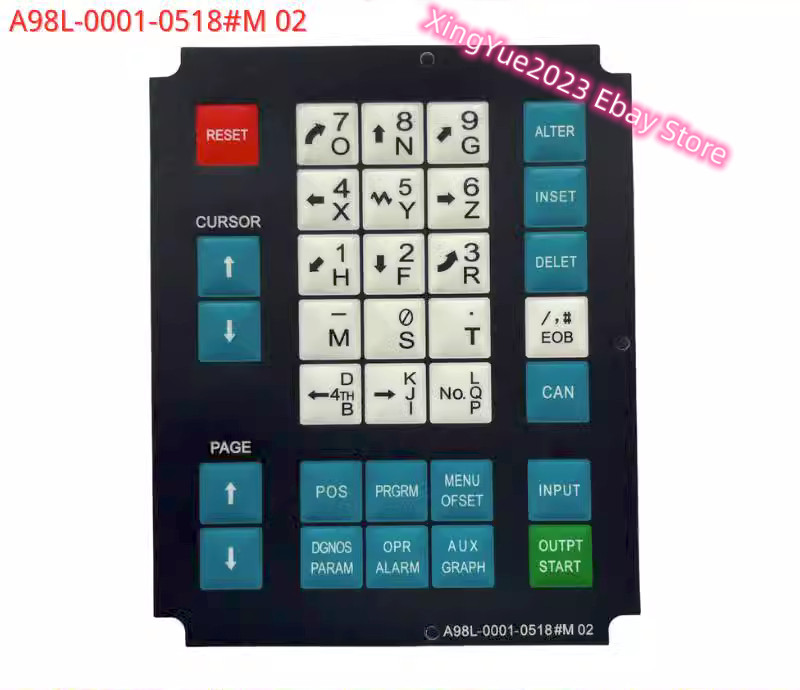 For Fanuc A98L-0001-0518#M02 Membrane Keypad A98L00010518M02 Protective Film