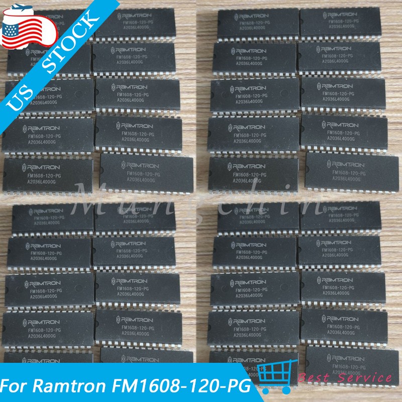 NEW Ramtron FM1608-120-P FM1608-120-PG FM1608 64Kbit FRAM NVRAM DIP28 x40PCS
