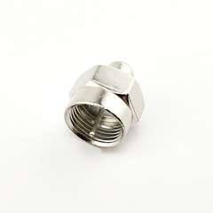 Pack of 10 F-Type 75 Ohm Coaxial Terminator Resistor Connector by SatelliteSale