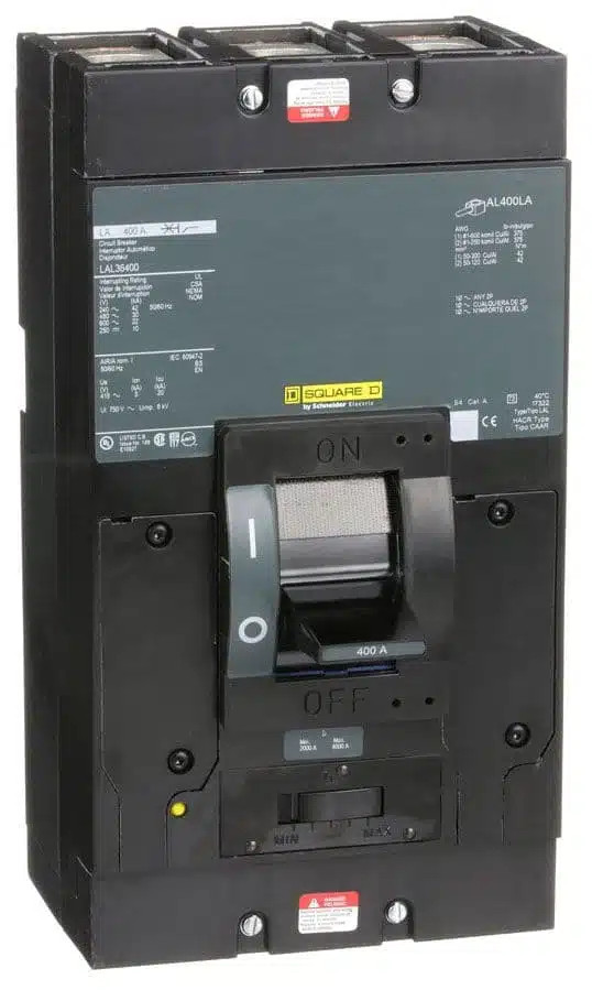 NIB – Square D – LAL36400 – Circuit Breaker, 400A, 3 Pole, Thermal Magnetic