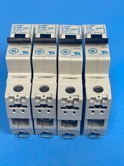 General Electric V-Line C2, C10, C15, C30 Circuit Breaker [Lot of 4]
