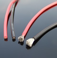 8AWG-30AWG Red/Black Flexible Silicone Wire 600V Tinned Copper Wire For RC Model