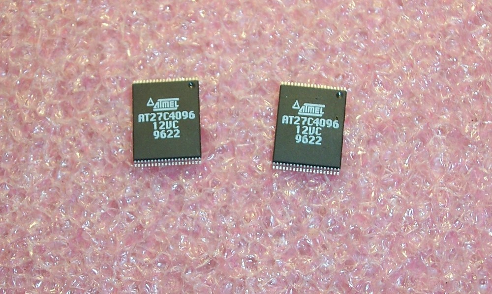 QTY (10) AT27C4096-12VC ATMEL VSOP-40 120ns 4meg EPROM NOS