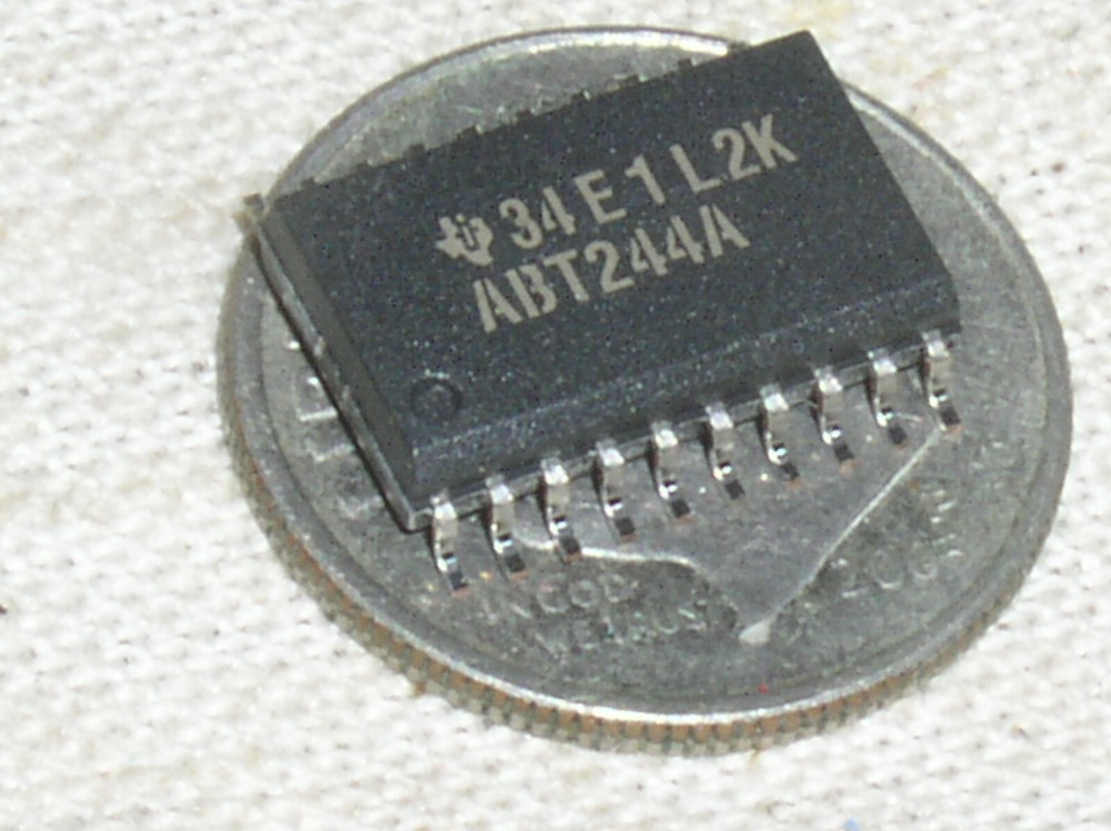 TI ABT244A SN74ABT244A OCTAL 3-STATE LINE DRIVER BUFFER SOIC-20DW SMD SMT IC USA