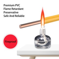 Pure Copper Single Core Hard Wire BV 1.0mm²~10mm² PVC Insulated Wire 5 Colors