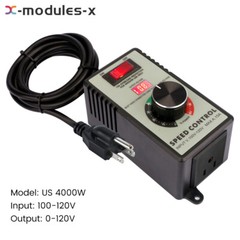 4000W Electronic Voltage Regulator Stepless AC Motor Speed Controller 110V/220V