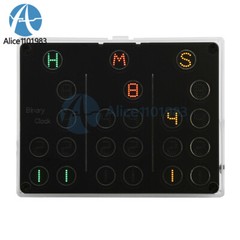 DC5V DIY Clock Kits Electronic Soldering Practice Kit For Learning USB Interface