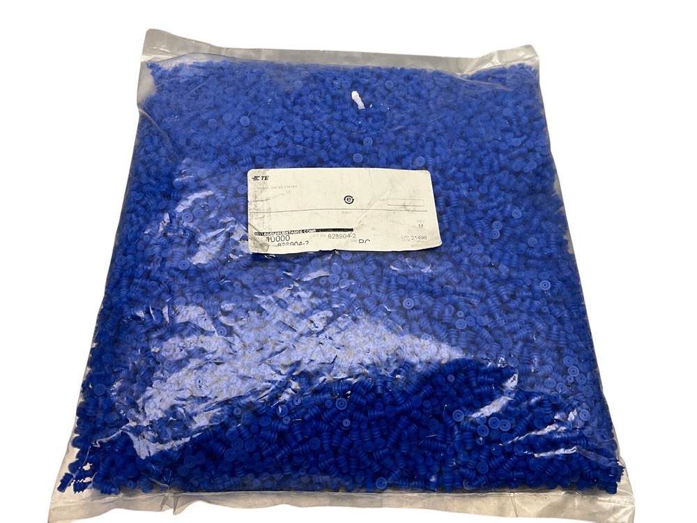 TE Connectivity 828904-2 Wire Seal, For MCP Series, Single Wire, Silicone, Blu