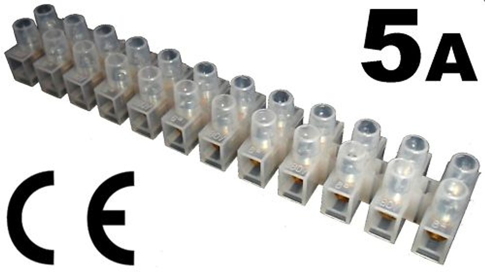 5A Terminal Choc Block Electrical Cable Wire Connector CE-Approved