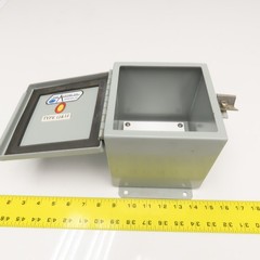 TAC 6″ x 6″ x 6″ Electrical Enclosure Box Type 12,13 W/ Backplate