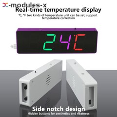 4Digit DIY Electronic Clock Kit LED Digital Clock Time Temperature Date Display