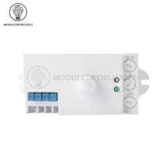 DC12-24V AC110-240V 5.8GHz Microwave Radar Sensor Body Motion HF Detector Switch