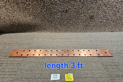 Harger, Inc 36in Length Heavy Duty Copper Bus Bar GB14336GB *PICTURED ITEM ONLY