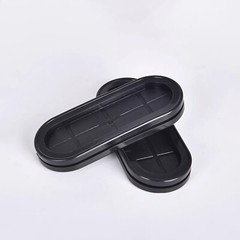 Oval Blanking Blind Rubber Wiring Grommet Dual Sided Closed Cable Hole Plug Bung
