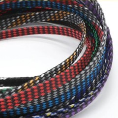 Braided Soft PP Cotton Yarn + PET Expandable Sleeving Cable Wire Sheath 4mm-12mm