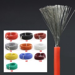 12AWG 3.4mm² Flexible Silicone Cable, HIGH TEMP 200℃, 0.08mm Tinned Copper Wire