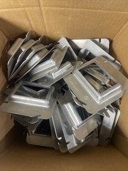 Southwire 72C14 4-11/16″, 3/4″ Raised Steel Electrical Box Device Ring Lot Of 57