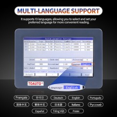 TOAUTO 2/3 Axis 7” LCD Digital Readout +Linear Scales Kit for Bridgeport Mill