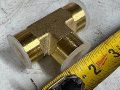 1/2″ Parker Hex Tee Fitting Brass Female NPT Leak Free Connections #8-8-8FT-D