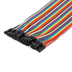 40PCS for Dupont Wire 30cm Cables Line Jumper 1p-1p pin Connector Female to Fema