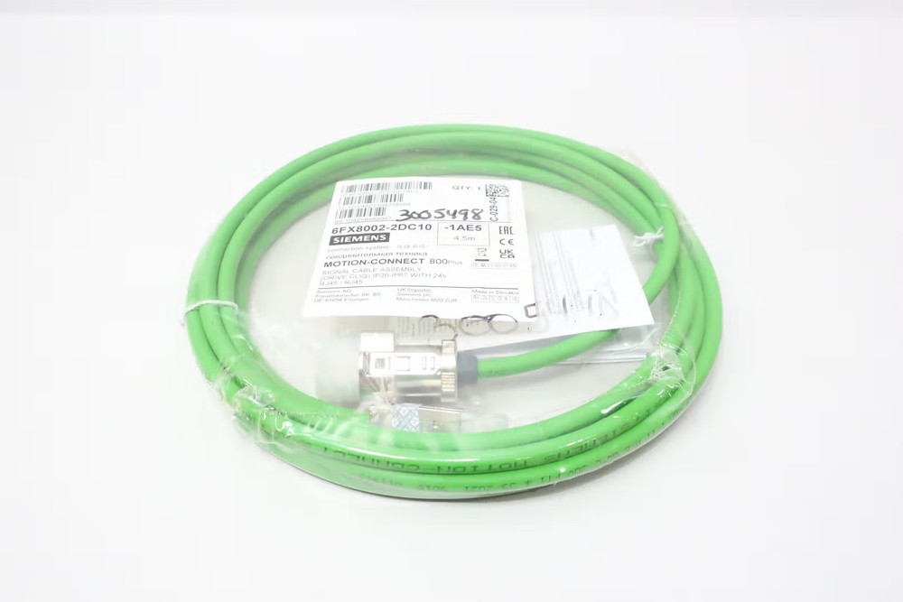 Siemens 6FX8002-2DC10-1AE5 4.5m Cordset Cable