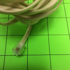 Telephone 15FT Beige TWO-LINE Cable Cord