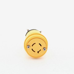 Eaton Yellow Corrosion Resistant Locking Connector L16-20 20A 480V 3Ø L1620CY