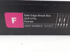 1013371 XLR 4-Pin Safe Edge Break Box Female