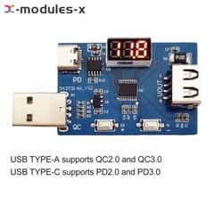 DC3.6~20V Adjustable Voltage Charging Head Aging Test Module QC2.0 QC3.0 PD3.0
