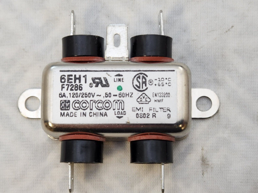 CORCOM – TE CONNECTIVITY – 6EH1 – RFI POWER LINE FILTER, 6A, 5UA