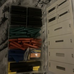120++ Heat Shrink Wire Wrap Assortment Cable Sleeve Color Coded Electrical Tubes
