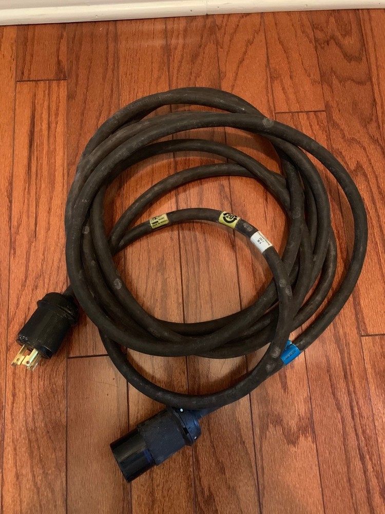 Heavy Duty Extension Cord With Hubbell locking Connectors 30A 250V 20+ Feet rv *