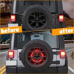 Spare Tire Brake Light 3rd Third Brake Light LED Rear Wheel Light for Wrangler 2