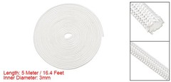 16.4ft Insulation Cable Protector 3mm High TEMP Fiberglass Sleeve White